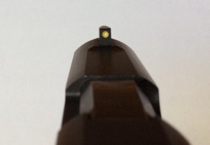 Ruger LCP Custom front night sight (glow in the dark)