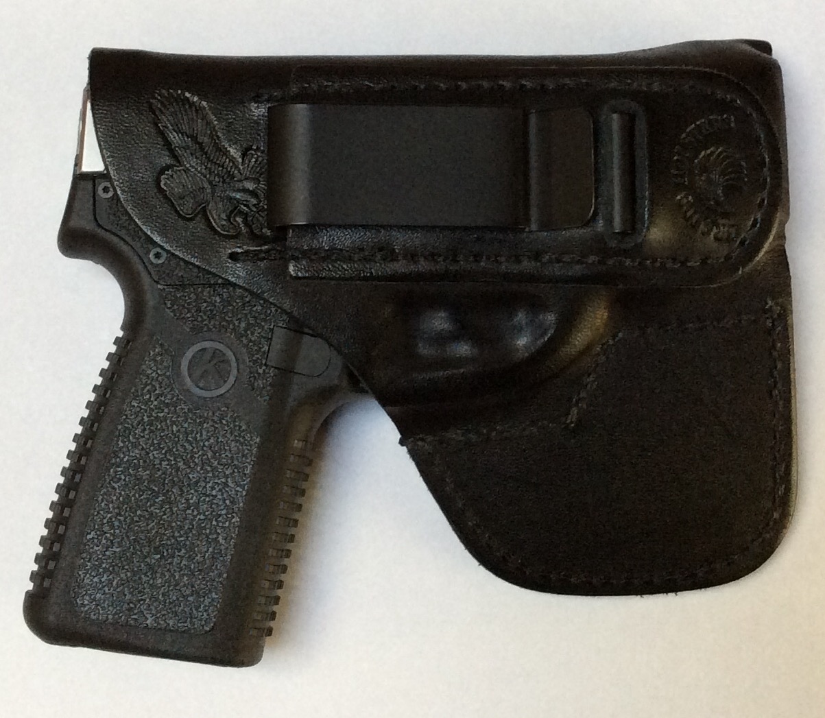 WYOMING HOLSTER Hip Concealment Holster For Davis P380 - Nylon, Ambidextrous Clip, Extra Clip Pocket - H7
